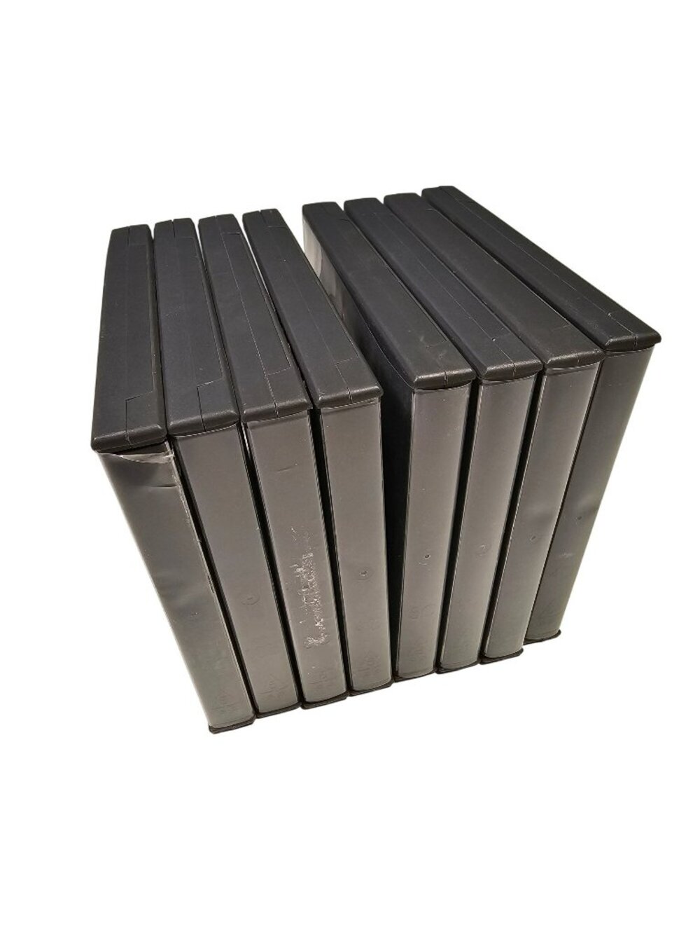 Lot of 8 Empty Nintendo DS Game Cases Black With Cartridge Slot